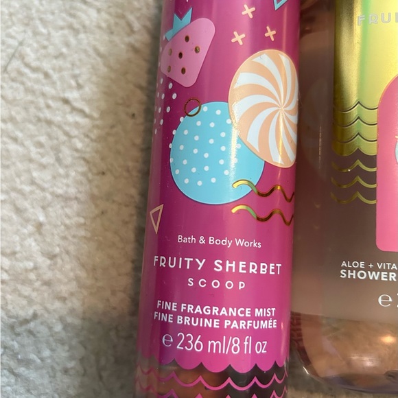 NEW Bath and Body Works Fruity Sherbet Scoop Body Set - Picture 2 of 3